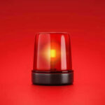 Black Hawk Down: Tragic Night Stalker Loss Red emergency light on solid red background