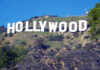 Hollywood sign on a hillside in Los Angeles