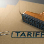 Folders with the word tariff stamped