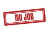 Hiring Plans CRASH To Record Low Red stamp with the text 'NO JOB'