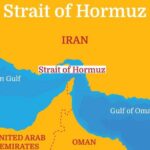 Hormuz Choke Sparks Global Energy Panic Map highlighting the Strait of Hormuz and surrounding countries