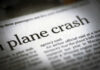 Troop Plane CRASHES — 29 Killed Newspaper headline about a plane crash.