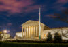 Supreme Court BOMBSHELL: Murdaugh Convictions Gone! The United States Supreme Court building at dusk.
