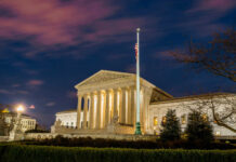 Supreme Court BOMBSHELL: Murdaugh Convictions Gone! The United States Supreme Court building at dusk.