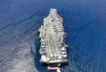 1,000 Missiles Ready — Guess Who’s Targeted Aircraft carrier on open sea with parked planes