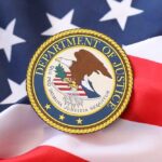 Judge SLAPS Down DOJ Dragnet Department of Justice seal on an American flag background