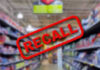 Border Lapse Triggers Massive Beef Recall Blurred store aisle with RECALL stamp overlay.