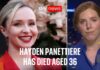 Beloved Star Gone — Questions Swirl, No Answers Hayden Panettiere - who starred in Heroes and Nashville - has died aged 36