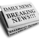 BREAKING: Iranian Missiles Hit U.S. Jets Stack of newspapers with breaking news headline