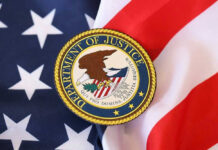 BOMBSHELL: DOJ Targeting Big Grocers Department of Justice seal on American flag.