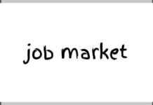 WILD: Six-Figure Jobs, But No Takers Handwritten phrase 'job market' on a white background