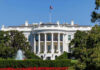 White House Praise, Then BOOM White House with trees and fountain.