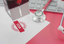 FDA Flags Cheddar: Toss It Now FDA warning stamp near stethoscope and keyboard