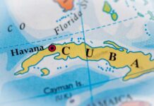 Rubio Dares Cuba – CIA Backs Him Close-up of a map highlighting Cuba and its capital Havana